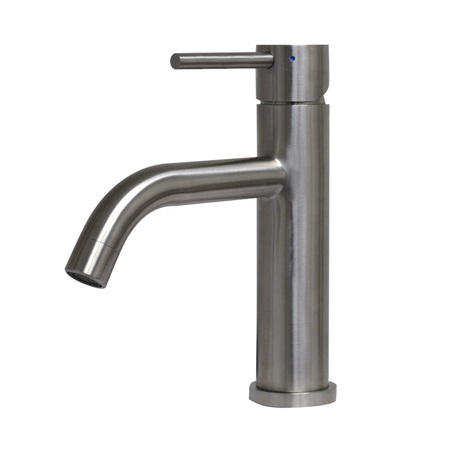 WHITEHAUS Waterhaus SS, Sgl Lever Elevated Lavatory Faucet, SS WHS8601-SB-BSS